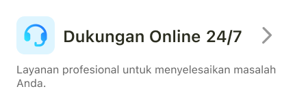 Dukungan Online 24/7